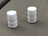 Ho scale 44-gallon drums (8) 3d printed 