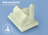 Adventskerk Model (6cm) 3d printed Foto echte model / Photo real printed model