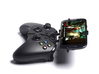 Controller mount for Xbox One & Archos 50d Helium  3d printed Side View - A Samsung Galaxy S3 and a black Xbox One controller