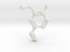 Vanillin (Vanilla) Molecule Necklace Keychain 3d printed 