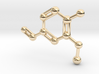 Vanillin Molecule Big (Vanilla) Necklace Pendant 3d printed 