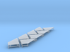 N Scale Angular Loading Dock 4 Left+4 Right 3d printed 