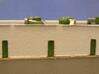 Strip Mall Walls 2 Z Scale 3d printed 