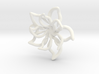Flower Pendant 3d printed 