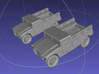 1/144 Humvee Cargo (Dual Pack) 3d printed 