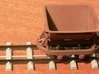 Victoria Mill Concrete Sleepers (100) 3d printed track with ME Code 83 rail and KBScale skip