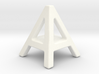 AA A - Two way letter pendant 3d printed 