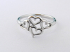 Hearts Ring 3d printed 