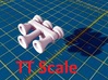 Locomotive 3 Chime Horns Type 3-1 & 3-2 TT Scale 3d printed 
