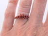 Bezel Engagement Ring 3d printed 