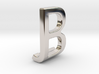 Two way letter pendant - BJ JB 3d printed 
