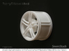 Racing Wheel 01_56mm 3d printed 