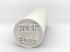 Ethan Stamp Japanese Hanko backward version 3d printed 