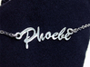 Name Necklace Pendant - Phoebe 3d printed 