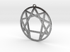 Enneagram Pendant Large (2 inches) 3d printed 