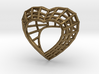 The Heart Diamond Ring / size 6 (16.5 mm diameter) 3d printed 