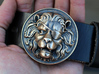 "The Colonel" Belt Buckle 3d printed Oxidized with Liver of Sulfur