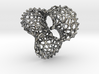 Scherk 7 Voronoi - thickened for precious metals 3d printed 