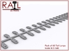 N Scale Tail Lamps - Sprue of 60 3d printed 