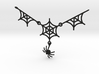 Spider Web With Spider Pendant 3d printed 