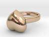 Ø15.41 mm - Ø0.606inch  Heart Ring 3d printed 