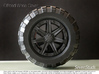 Offroad Wheel Cover 02_56mm 3d printed 