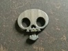 Skull Ribbon Charm 3d printed 