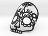 Wearable Halloween or Day of the Dead Skull Mask 3d printed 