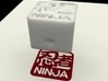 "NINJA" stamp 3d printed stamping image