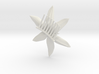 Tropical Flower Comb 3d printed 