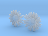 Daisy Studs 3d printed 