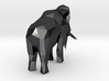 Low-poly Woolly Mammoth 3d printed 