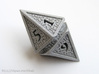 Hedron D10 Spindown Life Counter - HOLLOW DIE 3d printed The numbers on the hedron form a spindown pattern from 10 (represented by 0) to 1