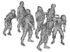 1-56 Seven Military Zombies Set1 3d printed 
