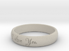 Ring Love You 3d printed 