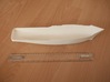 Basic Hull for Powhatan Class tug (1:200) 3d printed hull with ruler for size comparison