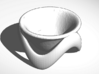 egg cup swirly tripod 3d printed External Render