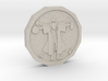 Dudeist Coin 3d printed 