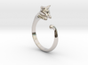 Cat Ring V1 - (Sizes 5 to 15 available) US Size 9 3d printed 