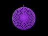 Quark Pendant - Flower Moire (1lmYyU) 3d printed 