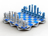 Chess Set Board Blue (PART 3) 3d printed Rendering