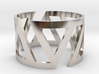 VOLTA Women Ring [Multiple Sizes] 3d printed 