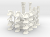 Chess Set Pieces White (PART 4) 3d printed 