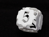 Big die 6 / d6 24mm / dice set 3d printed d6 white
