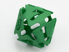 Big die 8 / d8 26 mm / dice set 3d printed d8, green