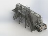 HO 1/87 Loading Platform for depot/industry 3d printed This CAD render shows the platform with one of my 3D-printed Dry-Bulk trailers.