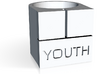 Youth Box Ring - Sz. 9 3d printed 