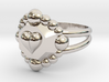 Size 10 Diamond Heart Ring E 3d printed 