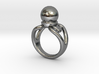 Black Pearl Ring 14- Italian Size 14 3d printed 
