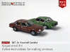 SET 2x Vauxhall Cavalier (British N 1:148) 3d printed 